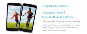 Casper vla Akıllı Telefon